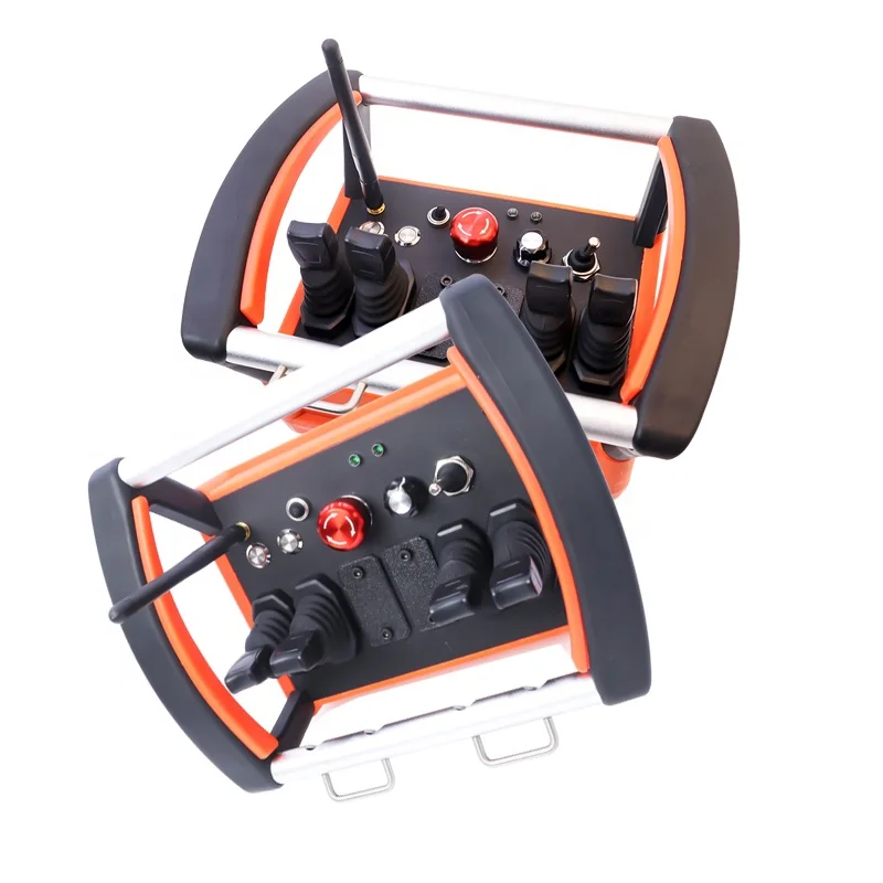 Intelligent Easy Operation Truck Crane Wireless Remote Control Hydraulic Valve Joysticks 4 Levers Rockers Remote Controller
Intelligent Easy Operation Truck Crane Wireless Remote Control Hydraulic Valve Joysticks 4 Levers Rockers Remote Controller