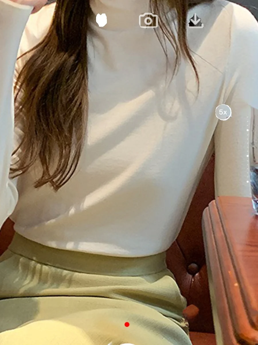 Thiened German Velvet Base Layer T-irt f High Collar Svel Comfortable Warm Knitwear for Women round Ne Long Sl...
Thiened German Velvet Base Layer T-irt f High Collar Svel Comfortable Warm Knitwear for Women round Ne Long Sl...