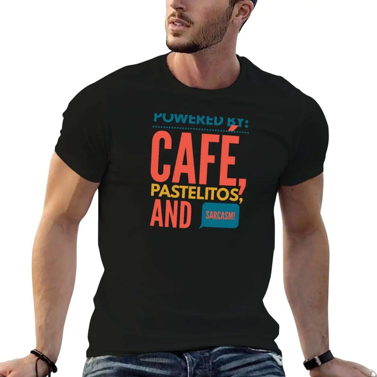 Café, pastelitos & sarcasm! T-Shirt shirts graphic tee gifts for boyfriend mens t shirts
Café, pastelitos & sarcasm! T-Shirt shirts graphic tee gifts for boyfriend mens t shirts