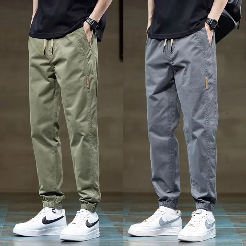 Spring Workwear Loose Fit Men's Trousers Casual Long Pants Elastic Waist Cargo Pants Wear Resistant Office Pants
Spring Workwear Loose Fit Men's Trousers Casual Long Pants Elastic Waist Cargo Pants Wear Resistant Office Pants