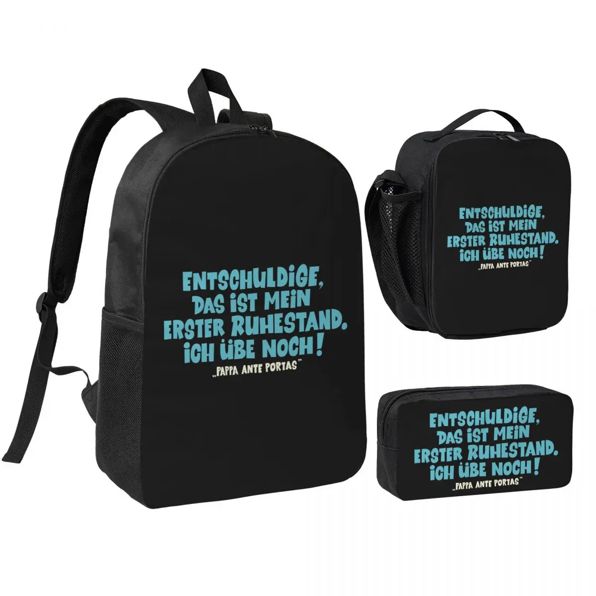 Loriot Pappa Ante Portas This Is My First Retirement Backpack BookBag School Bag Shoulder Bags 3ps Lunch Bag Pencil Case
Loriot Pappa Ante Portas This Is My First Retirement Backpack BookBag School Bag Shoulder Bags 3ps Lunch Bag Pencil Case