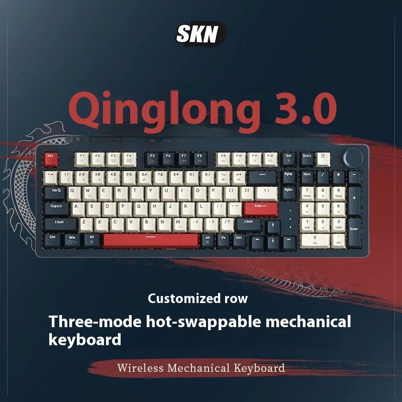 Skn Green Dragon 98 Three Mode Wireless Bluetooth Mechanical Keyboard Gasketpro Customization Chinese Style Game Office Keyboard
Skn Green Dragon 98 Three Mode Wireless Bluetooth Mechanical Keyboard Gasketpro Customization Chinese Style Game Office Keyboard