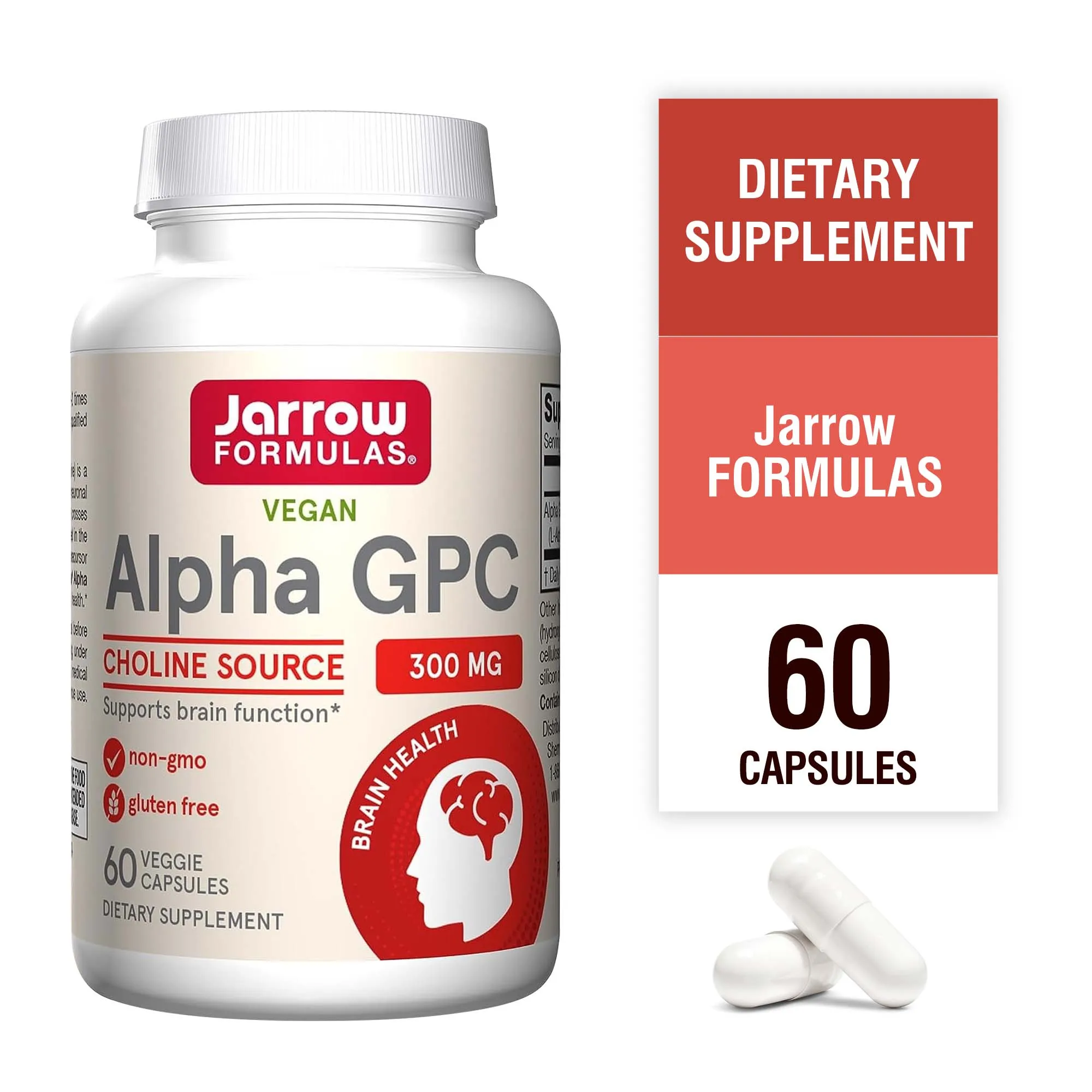 Alpha GPC Supplement Brain Supplement for Acetylcholine Advanced Memory Formula, Focus and Brain Support, Non-GMO Capsules
Alpha GPC Supplement Brain Supplement for Acetylcholine Advanced Memory Formula, Focus and Brain Support, Non-GMO Capsules