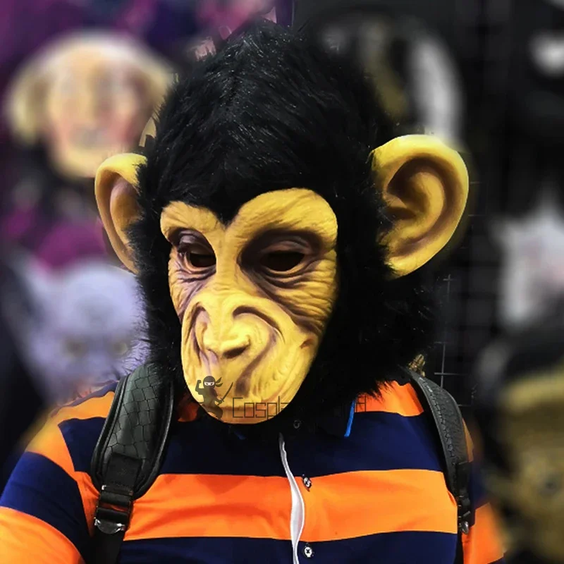 Latex Monkey Mask Latex Soft Funny Animal Party Masks Black Hair Adult Halloween Mask Costume Ball Headgear Orangutan One Size
Latex Monkey Mask Latex Soft Funny Animal Party Masks Black Hair Adult Halloween Mask Costume Ball Headgear Orangutan One Size