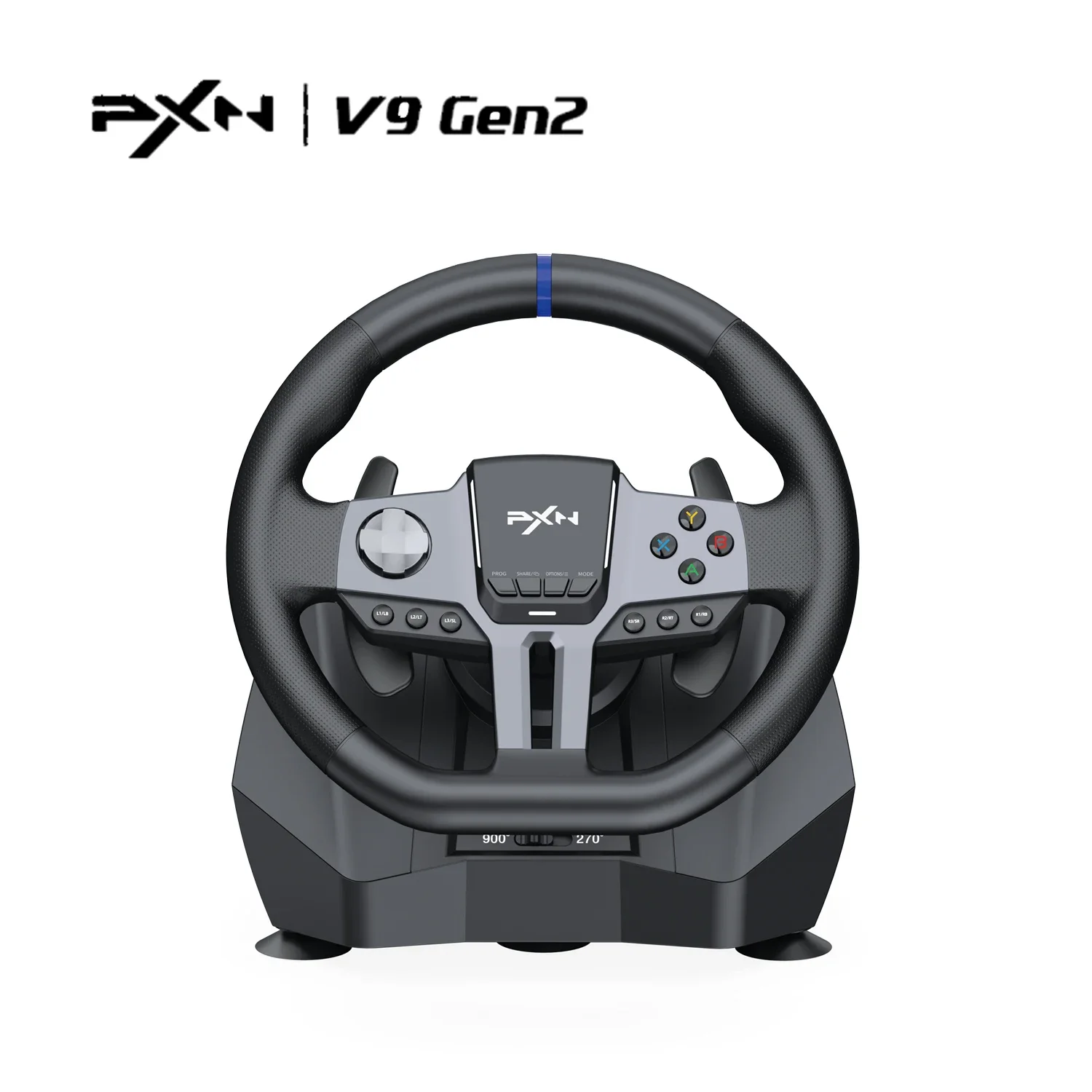 PXN V9 Gen2 Gaming Steering Wheel 270°/900° Racing Wheel Volante for PS4/PS3/PC Windows 8,10,11/Switch/Xbox One/Xbox Series X/S
PXN V9 Gen2 Gaming Steering Wheel 270°/900° Racing Wheel Volante for PS4/PS3/PC Windows 8,10,11/Switch/Xbox One/Xbox Series X/S