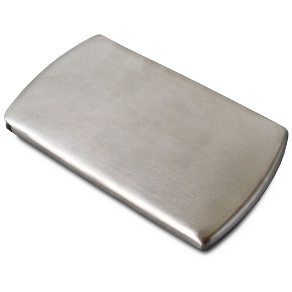 1Pcs Slim Business Case Metal PU Card Holder for Names Credits Gifts Professional Looking Portable Pocket Sized Silver
1Pcs Slim Business Case Metal PU Card Holder for Names Credits Gifts Professional Looking Portable Pocket Sized Silver