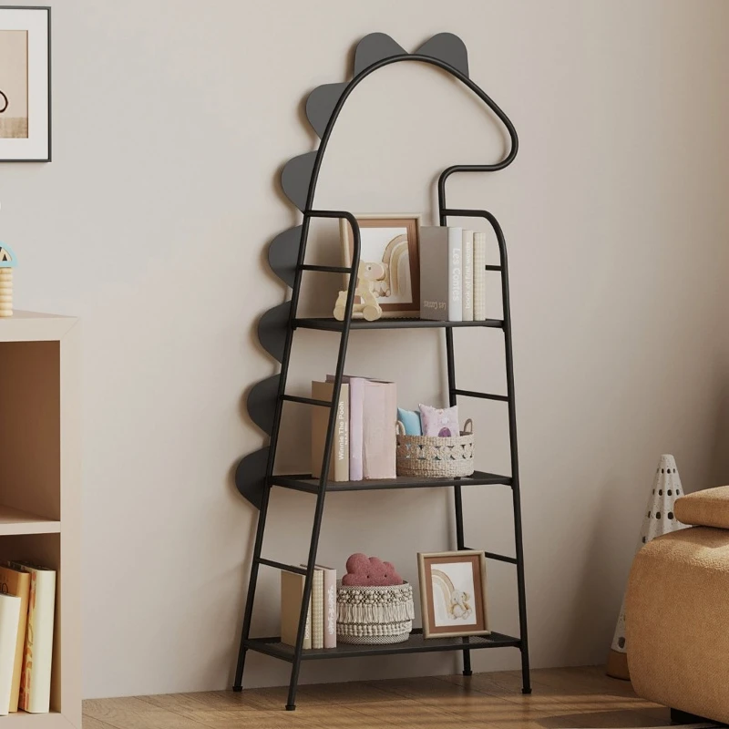 Floor-to-ceiling children's bookshelf Household wrought iron multi-layer shelf Living room integrated storage rack
Floor-to-ceiling children's bookshelf Household wrought iron multi-layer shelf Living room integrated storage rack