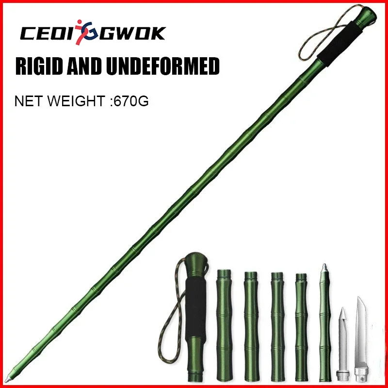 CEOI GWOK Outdoor Trekking Poles Durable Walking Stick Hiking Camping Protect Yourself During Outdoor Adventures Hiking Sticks
CEOI GWOK Outdoor Trekking Poles Durable Walking Stick Hiking Camping Protect Yourself During Outdoor Adventures Hiking Sticks