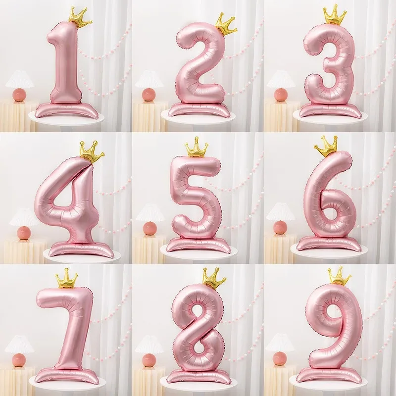 42inch Balloon Crown Decor Pink Aluminum Foil Digital Number Balloon For Birthday Party Decoration Supplies Girls Birthday Favor
42inch Balloon Crown Decor Pink Aluminum Foil Digital Number Balloon For Birthday Party Decoration Supplies Girls Birthday Favor