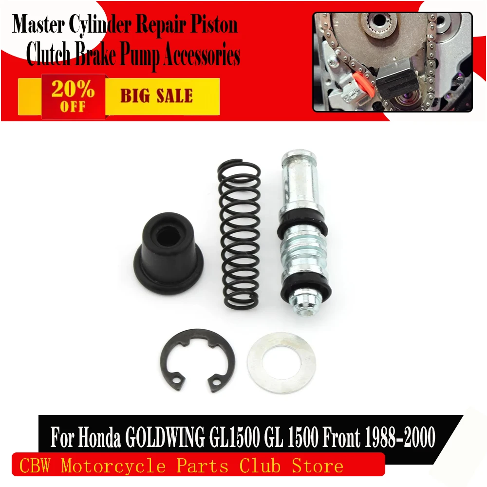 Motorcycle Master Cylinder Repair Piston Clutch Brake Pump Accessories For Honda GOLDWING GL1500 GL 1500 Front 1988-2000 
Motorcycle Master Cylinder Repair Piston Clutch Brake Pump Accessories For Honda GOLDWING GL1500 GL 1500 Front 1988-2000