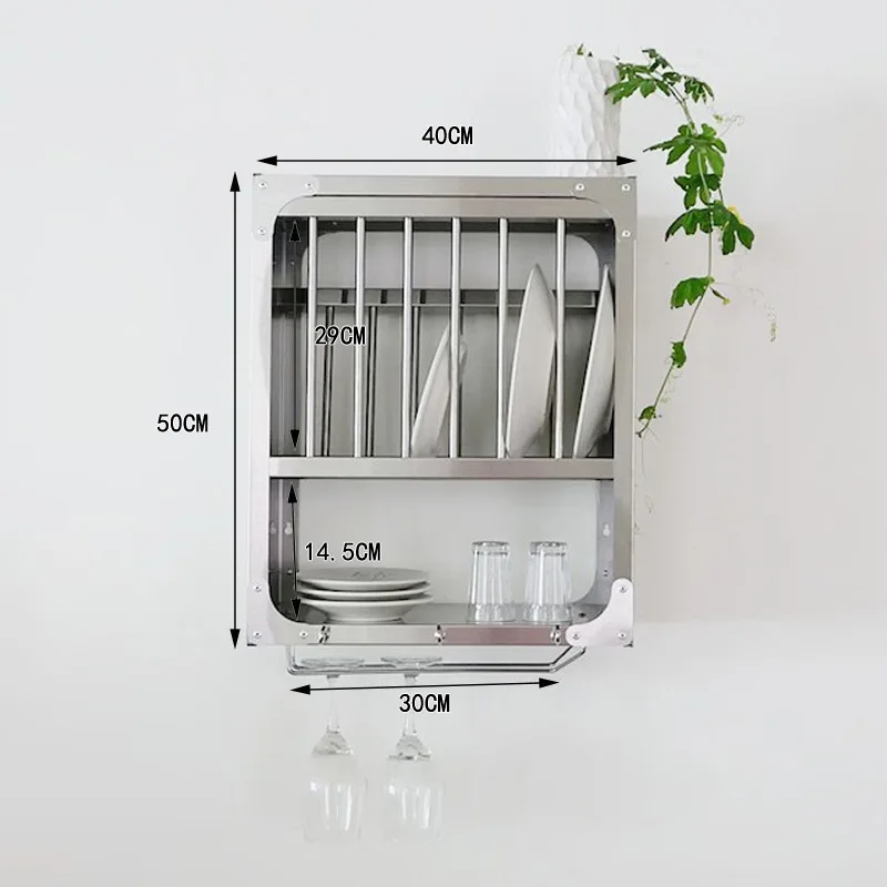 304 Stainless Steel Kitchen Shelf Wall Hanging Dish Cup Spice Storage Rack
304 Stainless Steel Kitchen Shelf Wall Hanging Dish Cup Spice Storage Rack
