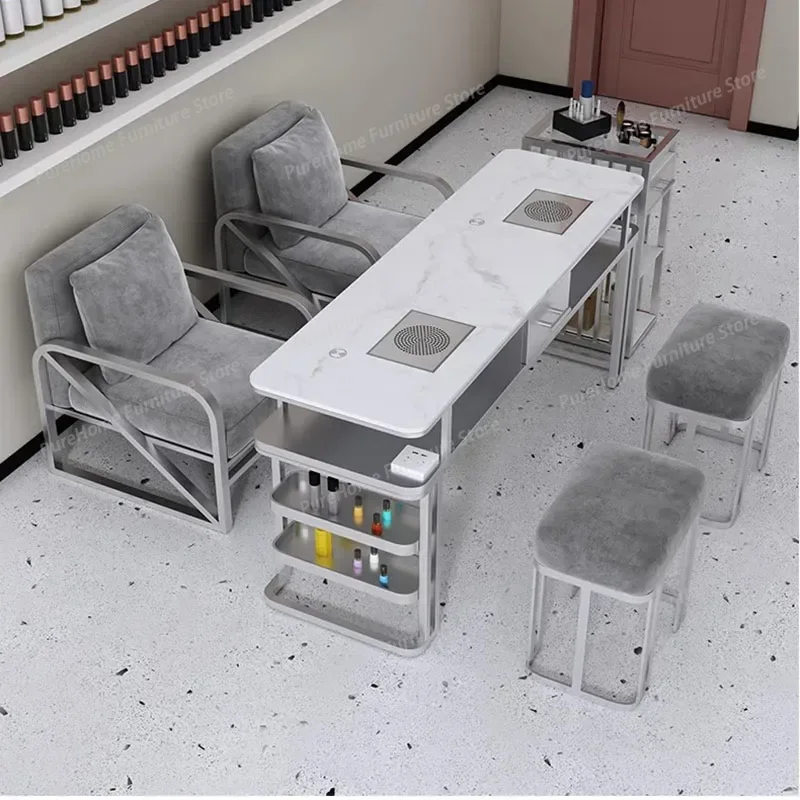Nordic Reception Manicure Table Modern Marble Tabletop Multifunction Dressing Nail Tables Luxury Salon Furniture Nail Desk LLMT
Nordic Reception Manicure Table Modern Marble Tabletop Multifunction Dressing Nail Tables Luxury Salon Furniture Nail Desk LLMT