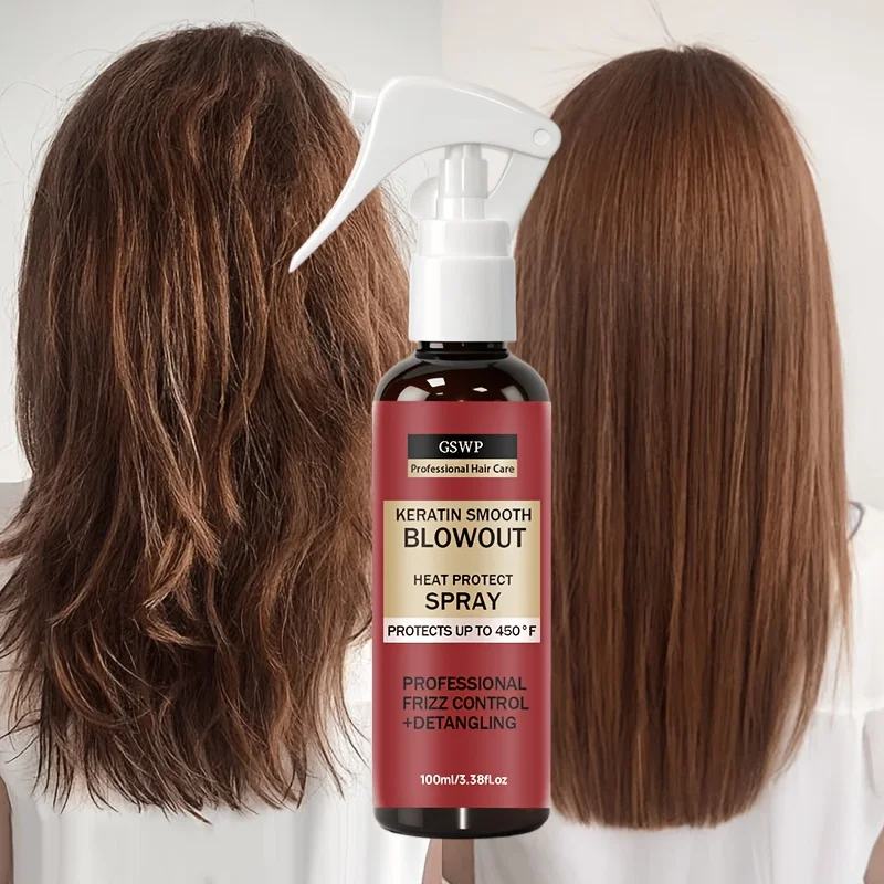 GSWP Keratin Smoothing Blow-Dry Heat Protection Spray & Hydrating and Nourishing Smoothing Blow-Dry Spray, Anti-Frizz.100/200ML
GSWP Keratin Smoothing Blow-Dry Heat Protection Spray & Hydrating and Nourishing Smoothing Blow-Dry Spray, Anti-Frizz.100/200ML