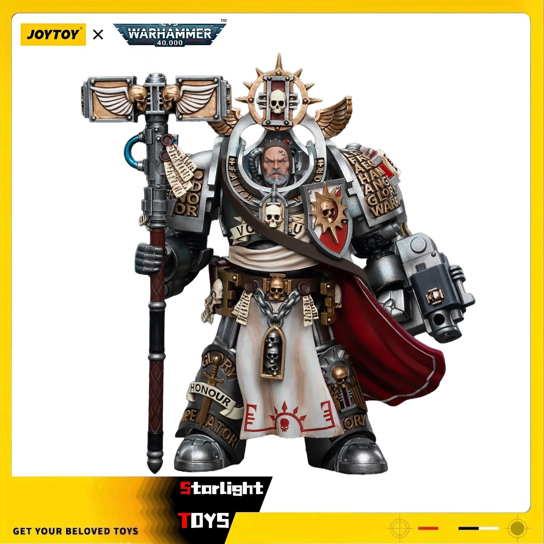 JOYTOY 1/18 Фигурка Warhammer 40K Grey Knights Grand Master Voldus Модель игрушки Подарочная коллекция
JOYTOY 1/18 Фигурка Warhammer 40K Grey Knights Grand Master Voldus Модель игрушки Подарочная коллекция