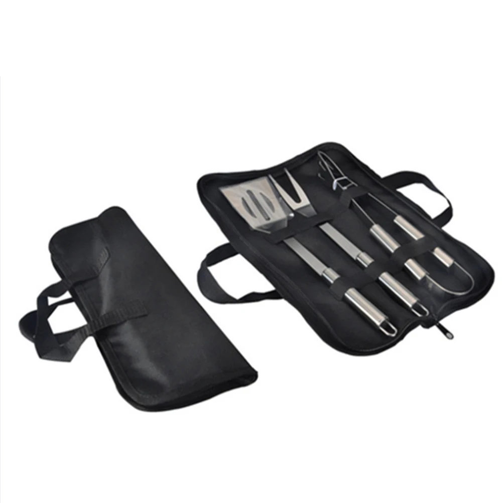 Stainless Steel BBQ Tools Set Barbecue Tool Kit for Outdoor Cooking Grill Accessories Silver Easy Storage Portable 
Stainless Steel BBQ Tools Set Barbecue Tool Kit for Outdoor Cooking Grill Accessories Silver Easy Storage Portable