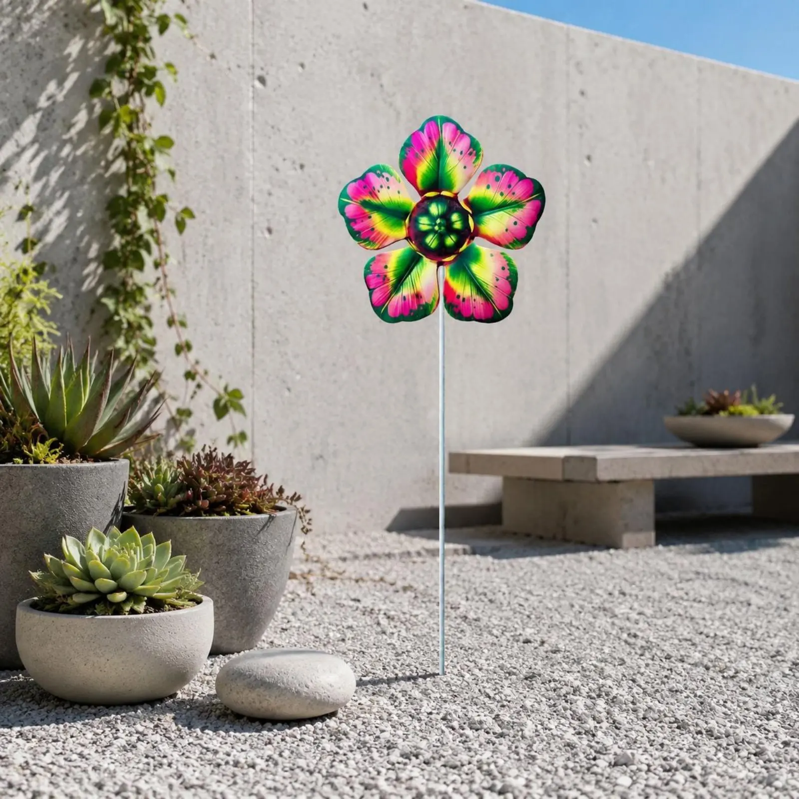 4 Pieces Garden Flower Stake Bright Multicolor Colorful Metal Flower Yard Stake Metal Garden Flowers Easy to Place for Patio
4 Pieces Garden Flower Stake Bright Multicolor Colorful Metal Flower Yard Stake Metal Garden Flowers Easy to Place for Patio
