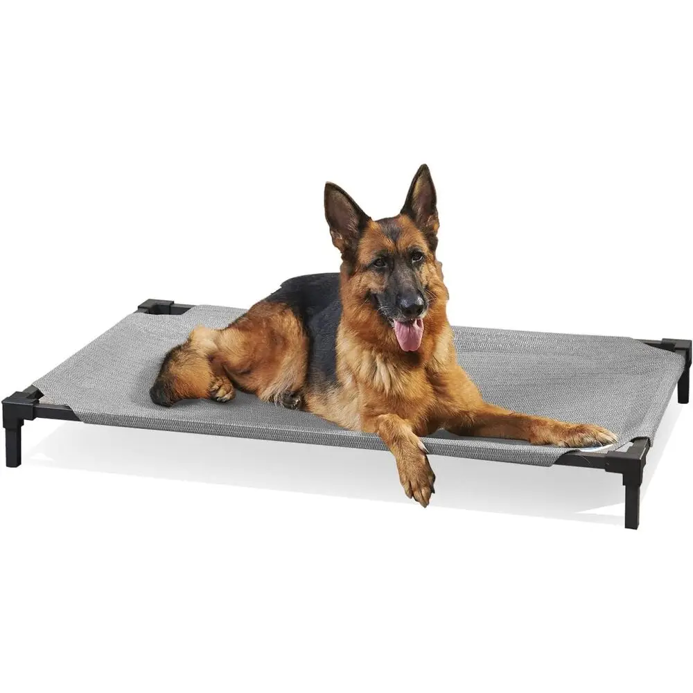 Elevated Dog Bed Stand, 48 Crate, Easy Assembly, Steel Grey
Elevated Dog Bed Stand, 48 Crate, Easy Assembly, Steel Grey