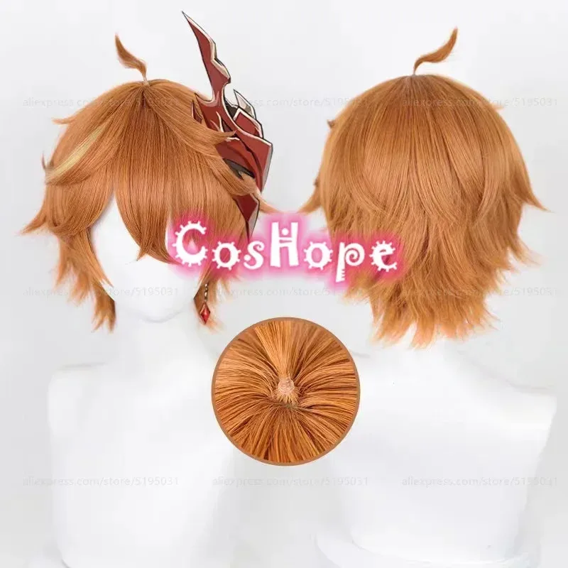 AIAI 2025Tartaglia 30cm Short Orange Brown Wig Anime Cosplay Heat Resistant Synthetic Wigs
AIAI 2025Tartaglia 30cm Short Orange Brown Wig Anime Cosplay Heat Resistant Synthetic Wigs