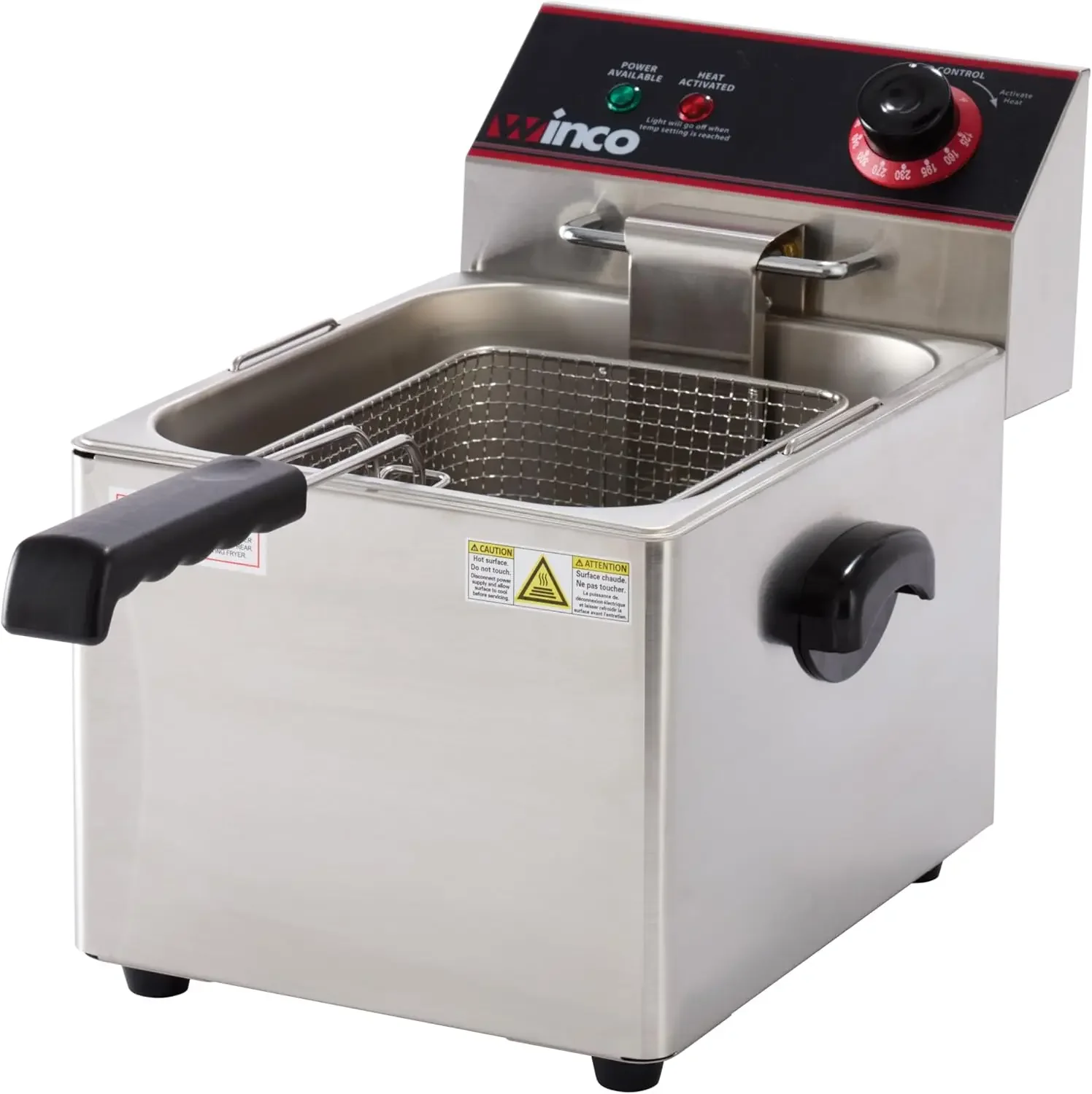 EFS-16 Deep Fryer, electric, countertop single well, Silver, 16.14 x 9.65 x 13.58 inches
EFS-16 Deep Fryer, electric, countertop single well, Silver, 16.14 x 9.65 x 13.58 inches
