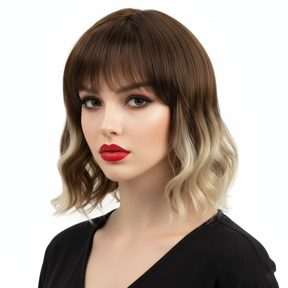Short Synthetic Brown Gradient Curly Wig for Women Cosplay Daily Party Heat Resistant Breathable Fake Hair
Short Synthetic Brown Gradient Curly Wig for Women Cosplay Daily Party Heat Resistant Breathable Fake Hair