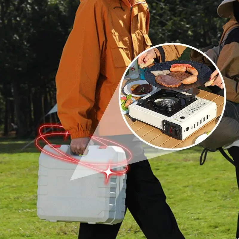 Portable Camping Stove Portable Camp Grill Survival Heater Lightweight Small Single Even Heat Distribution Cooking Hiking
Portable Camping Stove Portable Camp Grill Survival Heater Lightweight Small Single Even Heat Distribution Cooking Hiking