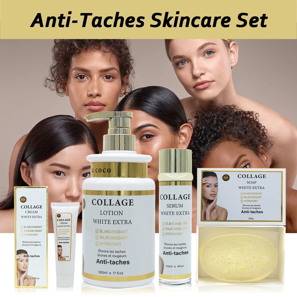 Gluta Master Collagen Anti-Taches Skincare Set Anti-ageing Moisturizing Hydrate Soft Brightens Skin Tone Women Anti-wrinkle Set
Gluta Master Collagen Anti-Taches Skincare Set Anti-ageing Moisturizing Hydrate Soft Brightens Skin Tone Women Anti-wrinkle Set