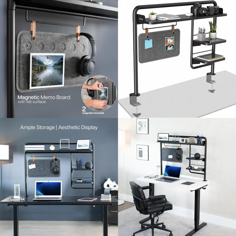 Регулируемая настольная система хранения 38 дюймов для рабочей станции с регулируемой высотой, с полками для хранения и магнитной доской для заметок, черная
Регулируемая настольная система хранения 38 дюймов для рабочей станции с регулируемой высотой, с полками для хранения и магнитной доской для заметок, черная