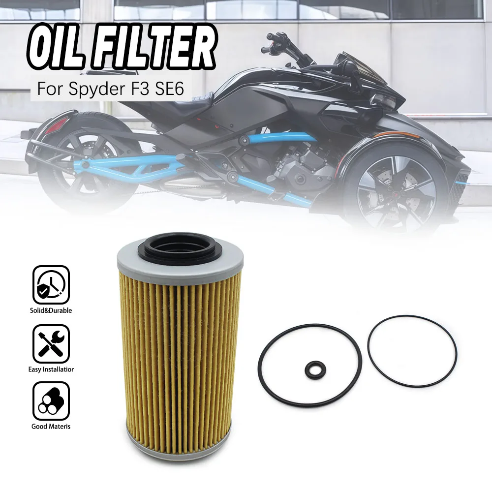 Motorcycle Accessories Oil Filter Kit ALL SE6-SM6 Spyder Models with 1330 Motors RT F3
Motorcycle Accessories Oil Filter Kit ALL SE6-SM6 Spyder Models with 1330 Motors RT F3