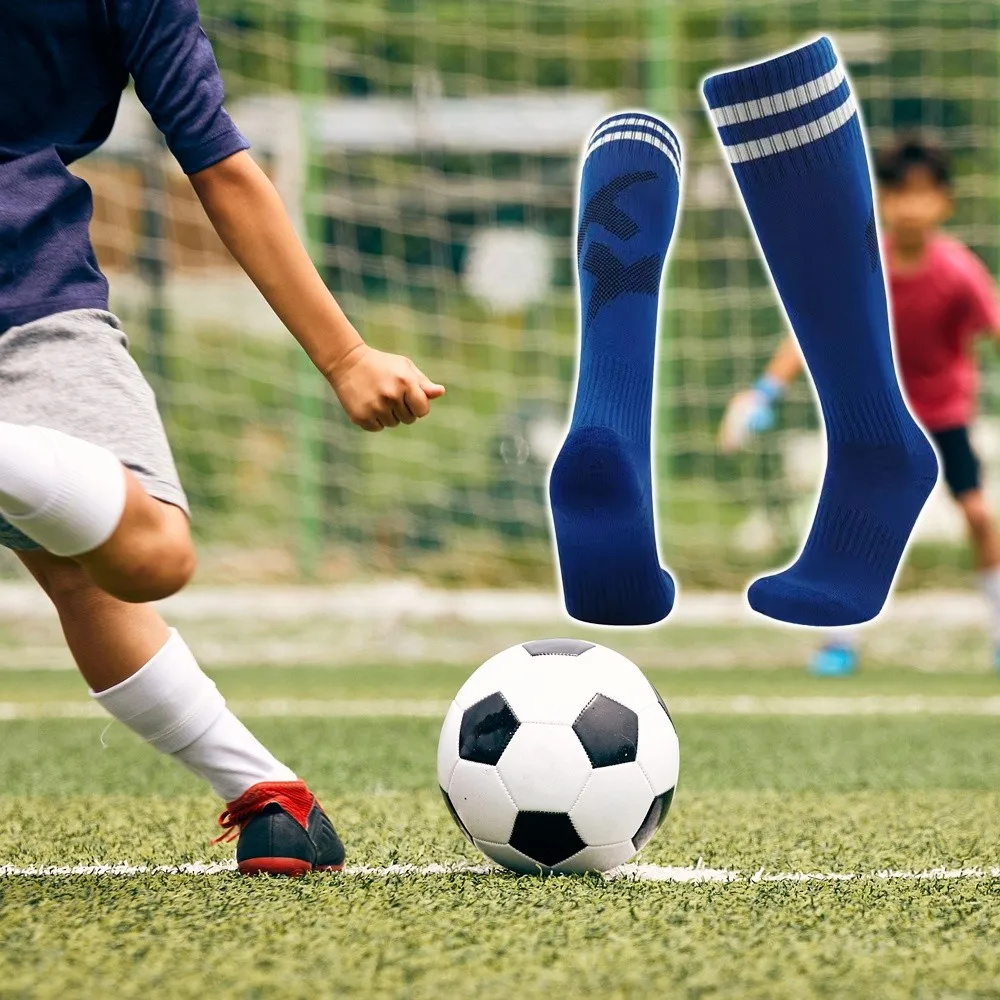 Противоскользящие футбольные носки Износостойкие Дышащие спортивные носки до колена Влагоотводящая ткань Длинные футбольные носки
Противоскользящие футбольные носки Износостойкие Дышащие спортивные носки до колена Влагоотводящая ткань Длинные футбольные носки