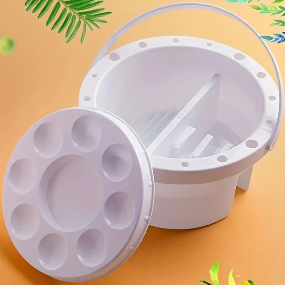 Multifunctional Brush Washer Bucket Handheld Portable Paint Brush Washer Plastic Professional Brushes Tray Basin Watercolor
Multifunctional Brush Washer Bucket Handheld Portable Paint Brush Washer Plastic Professional Brushes Tray Basin Watercolor