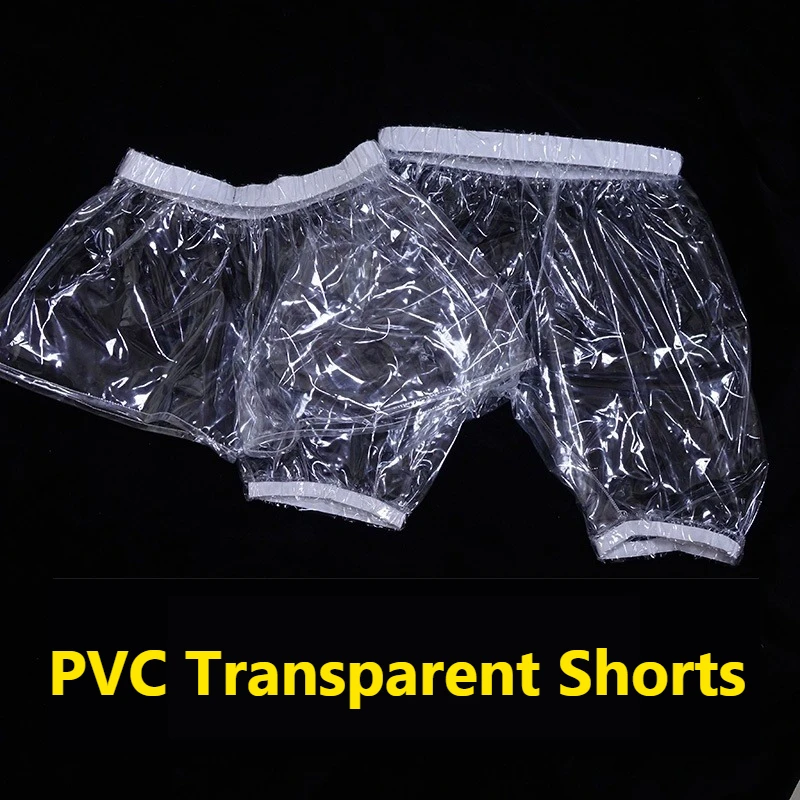 Transparent Shorts Soft Silent Thickened PVC Sports Plastic Pants Women Men Sexy Fashion Party Rainproof Boxers ABDL Underwear
Transparent Shorts Soft Silent Thickened PVC Sports Plastic Pants Women Men Sexy Fashion Party Rainproof Boxers ABDL Underwear