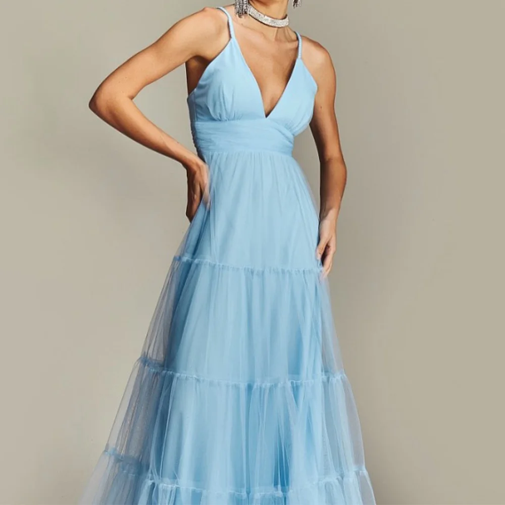Elegant and High Quality A-Line V-Neck Spaghetti Straps Evening Dress Sleeveless Floor Length Homecoming Gowns
Elegant and High Quality A-Line V-Neck Spaghetti Straps Evening Dress Sleeveless Floor Length Homecoming Gowns