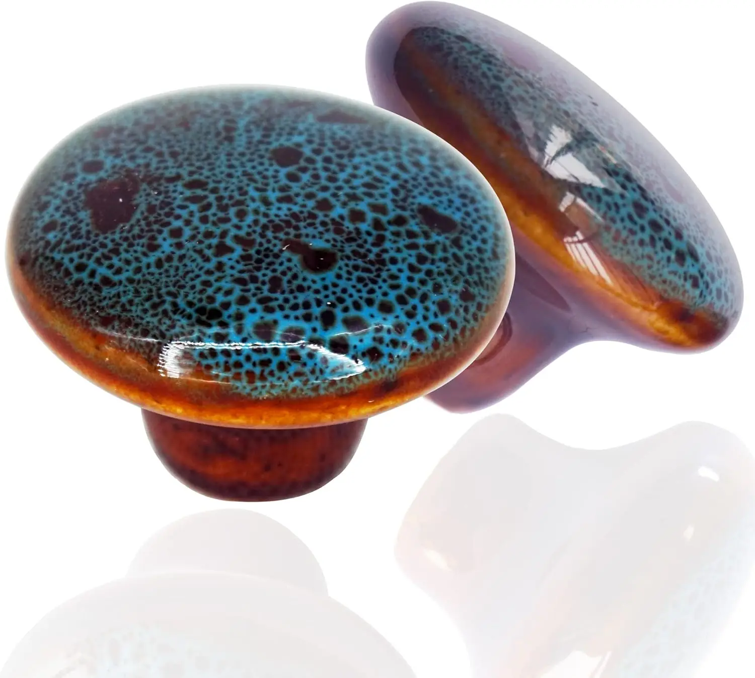 Vintage Round Cabinet Knobs Glazed Ceramic Round Knobs for Dresser Drawer, Antique Drawer Pull for Home Decor Door Handles (10, Vintage Blue 38mm)
Vintage Round Cabinet Knobs Glazed Ceramic Round Knobs for Dresser Drawer, Antique Drawer Pull for Home Decor Door Handles (10, Vintage Blue 38mm)