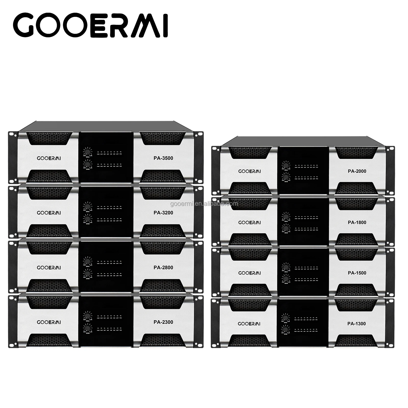 Профессиональный усилитель мощности Gooermi Power AMP 3U, 2-канальный, 2200 Вт
Профессиональный усилитель мощности Gooermi Power AMP 3U, 2-канальный, 2200 Вт
