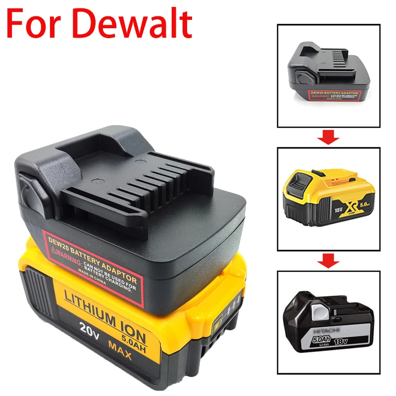 For Dewalt 18V/20V DCB Series Lithium-ion Batteries Converting To for Hitachi&Hikoki 18V Battery Power Tools Battery Adapter
For Dewalt 18V/20V DCB Series Lithium-ion Batteries Converting To for Hitachi&Hikoki 18V Battery Power Tools Battery Adapter