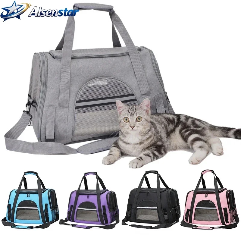 Cat Bags Soft-Sided Portable Dog Carrier Mesh Breathable Carrier Bags Foldable Cats Handbag Travel Pet Bag Transport Bag
Cat Bags Soft-Sided Portable Dog Carrier Mesh Breathable Carrier Bags Foldable Cats Handbag Travel Pet Bag Transport Bag