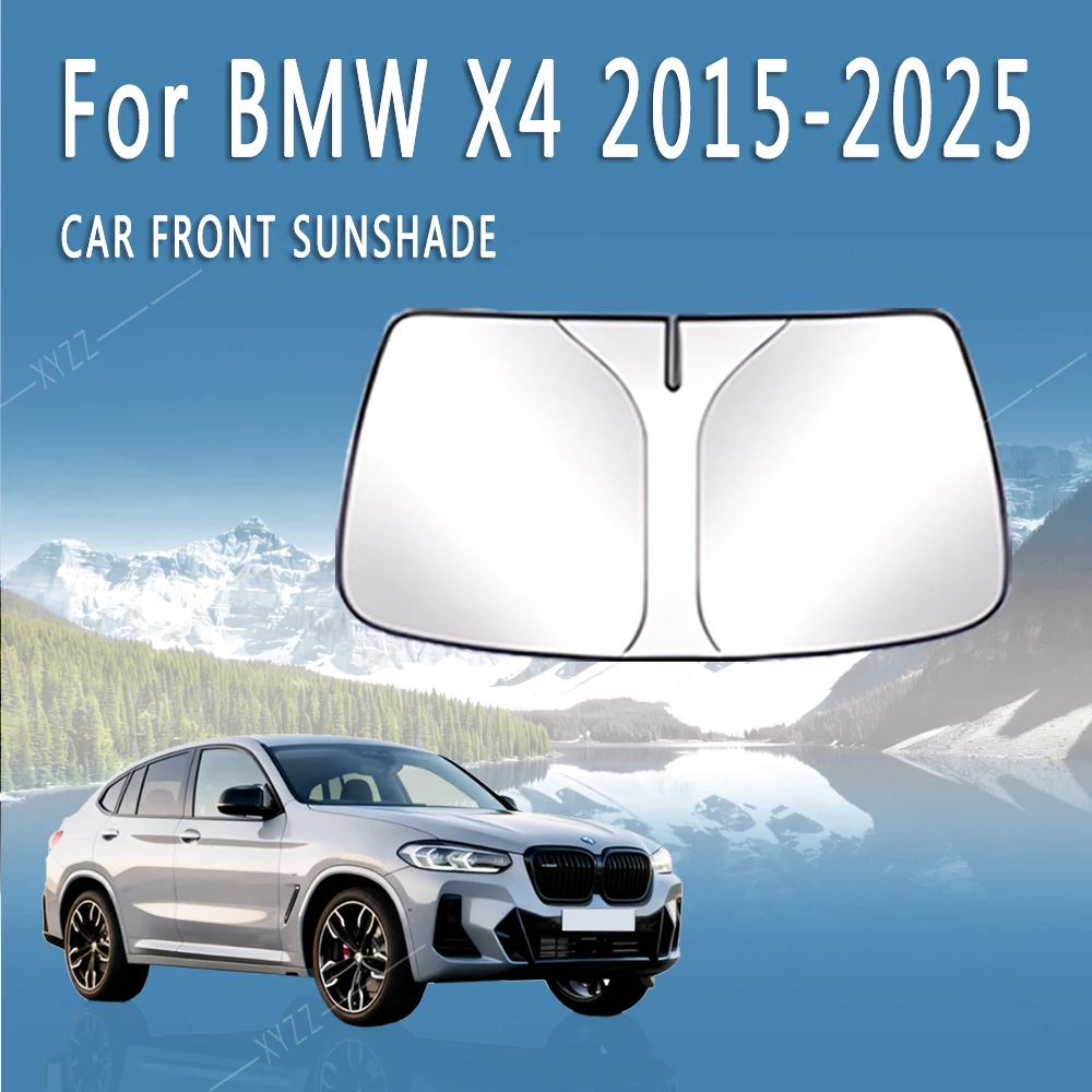 Car Front Windshield Sunshade Heat Insulation Sun Visor Summer Cooling Auto Accessories For BMW X4 2015~2025 2018 2020 Foldable
Car Front Windshield Sunshade Heat Insulation Sun Visor Summer Cooling Auto Accessories For BMW X4 2015~2025 2018 2020 Foldable