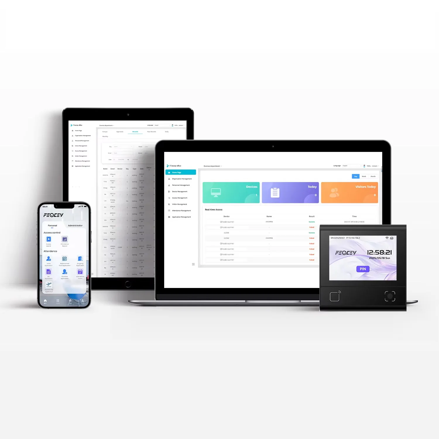 Feocey Time Attendance Card Access Control Management System Fitness Software Security Solutions for Residential Gate Management
Feocey Time Attendance Card Access Control Management System Fitness Software Security Solutions for Residential Gate Management