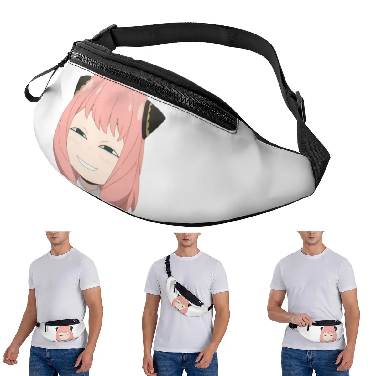 Crossbody Waist Bag Anya Forger Spy X Family Men Women Fanny Pack Traveling Running Money Phone Pouch
Crossbody Waist Bag Anya Forger Spy X Family Men Women Fanny Pack Traveling Running Money Phone Pouch