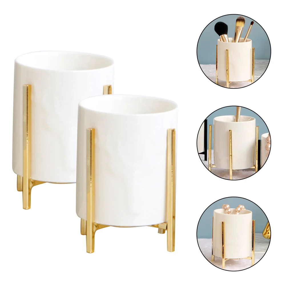 2Pcs Ceramic Cutlery Holder Chopstick Bucket Utensil Organizer Rack Kitchen Spoon Fork Stand Ceramic Utensil Holder 
2Pcs Ceramic Cutlery Holder Chopstick Bucket Utensil Organizer Rack Kitchen Spoon Fork Stand Ceramic Utensil Holder