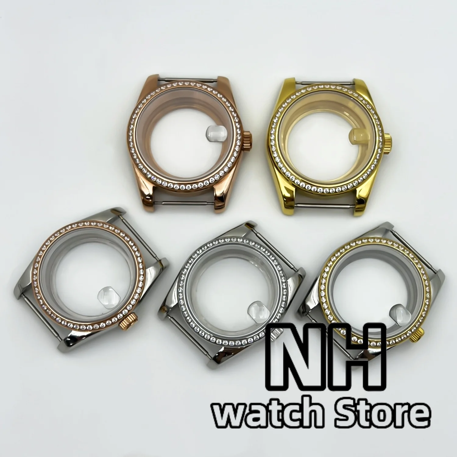 36 мм 39 мм Серебристый розовое золото Золотой корпус для часов с бриллиантовым безелем Водонепроницаемый сапфировый механизм Crysta Fit NH34 NH35 NH36 ETA2824 PT5000 Механизм
36 мм 39 мм Серебристый розовое золото Золотой корпус для часов с бриллиантовым безелем Водонепроницаемый сапфировый механизм Crysta Fit NH34 NH35 NH36 ETA2824 PT5000 Механизм