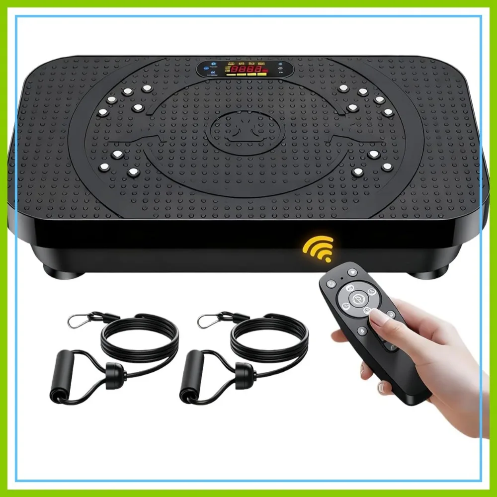 Vibration Fitness Plate, Full Body Workout Machine, 330 Lbs Capacity Home Exercise Equipment for Men Women
Vibration Fitness Plate, Full Body Workout Machine, 330 Lbs Capacity Home Exercise Equipment for Men Women
