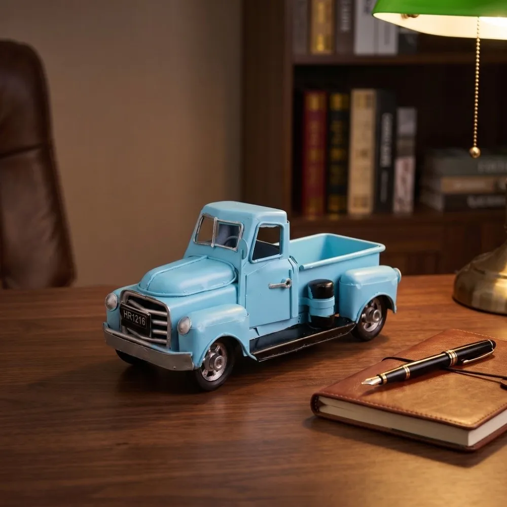Vintage decor Iron material Car Model Retro style Blue color Iron Craft Handmade Classic design Decor Ornament Art decoration
Vintage decor Iron material Car Model Retro style Blue color Iron Craft Handmade Classic design Decor Ornament Art decoration