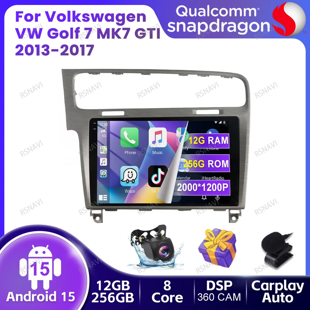 Автомобильный радиоприемник Android 15 для Volkswagen VW Golf 7 MK7 GTI 2013-2017 LHD Viedo Player Wireless Carplay Auto DVD GPS 4G LTE BT 5G WIFI
Автомобильный радиоприемник Android 15 для Volkswagen VW Golf 7 MK7 GTI 2013-2017 LHD Viedo Player Wireless Carplay Auto DVD GPS 4G LTE BT 5G WIFI