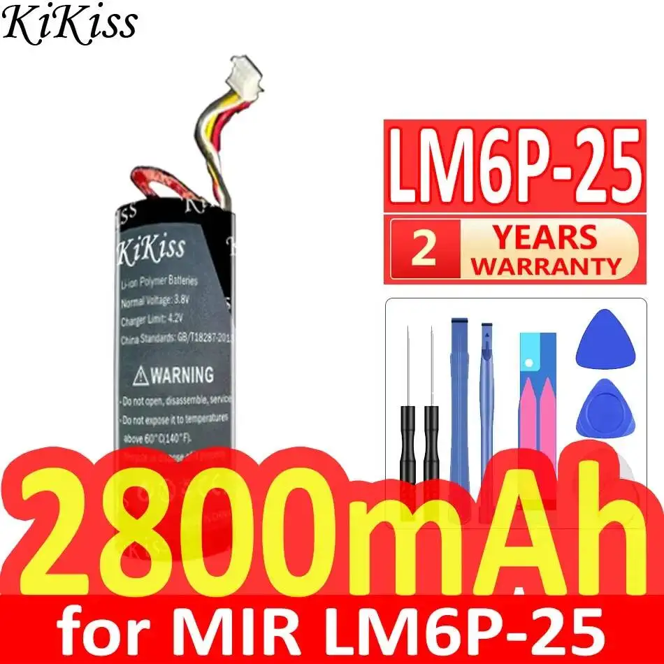 2800mAh For Mir LM6P-25 Thermal Imaging High Compatibility Thermal Imaging Device Battery Reliable Replacement
2800mAh For Mir LM6P-25 Thermal Imaging High Compatibility Thermal Imaging Device Battery Reliable Replacement