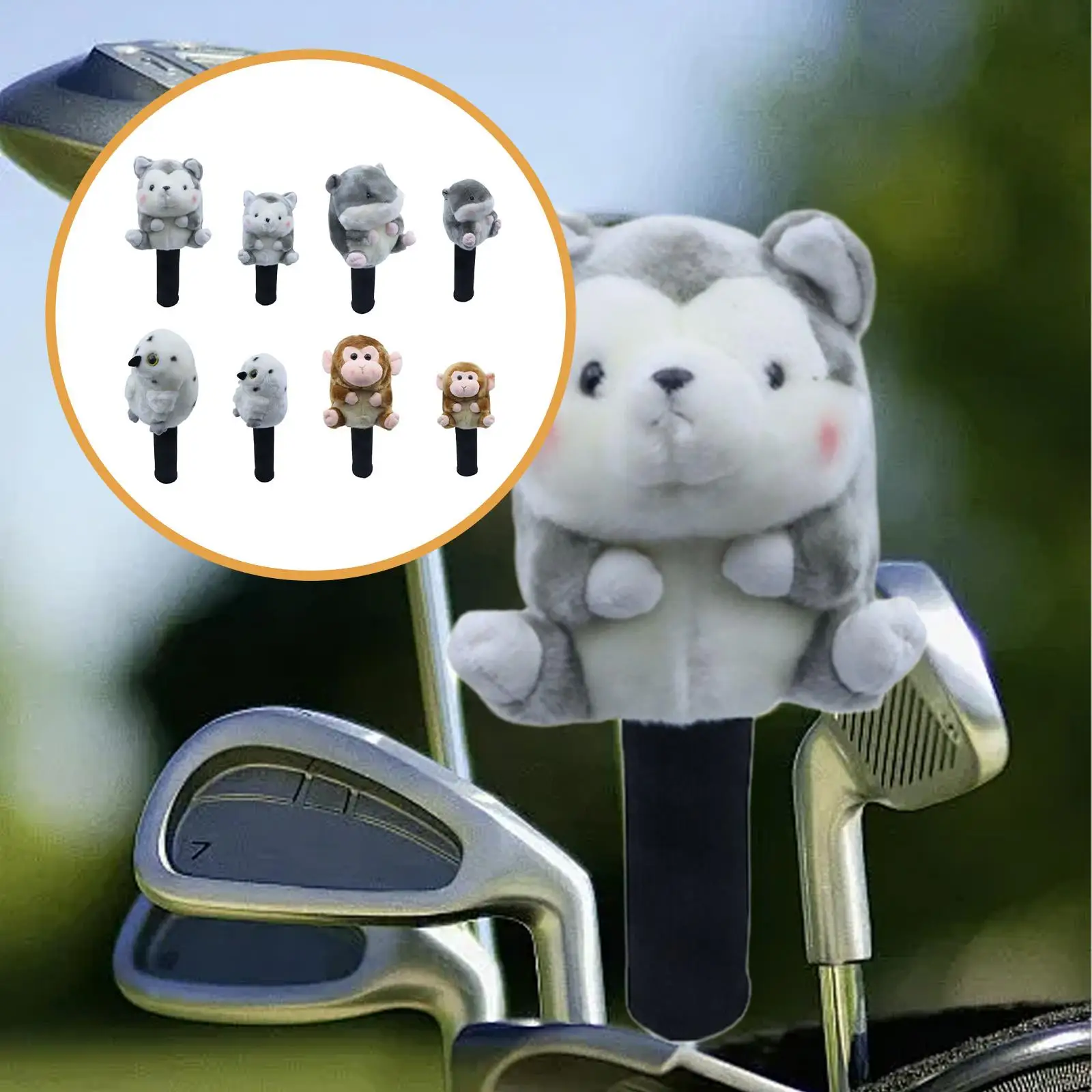 Unique Animal Golf Club Head Cover Plush Protection Headcovers Funny Gift Golf Accessories for Players
Unique Animal Golf Club Head Cover Plush Protection Headcovers Funny Gift Golf Accessories for Players