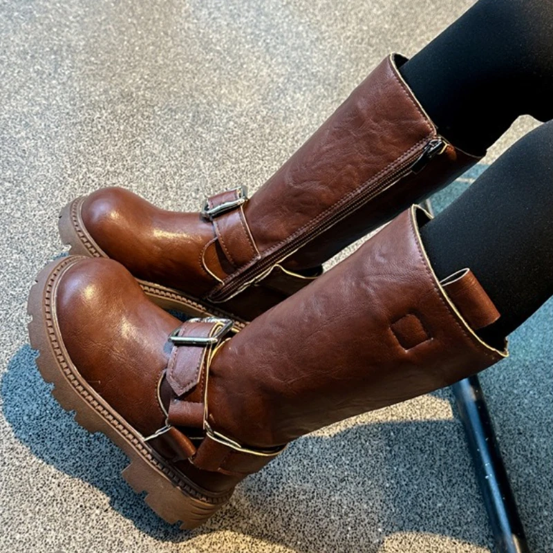Girls Knight Boots Autumn Winter New Fashion Buckle Strap Vintage Children Long Boots Comfortable Outdoor Non Slip Fashion Boots
Girls Knight Boots Autumn Winter New Fashion Buckle Strap Vintage Children Long Boots Comfortable Outdoor Non Slip Fashion Boots