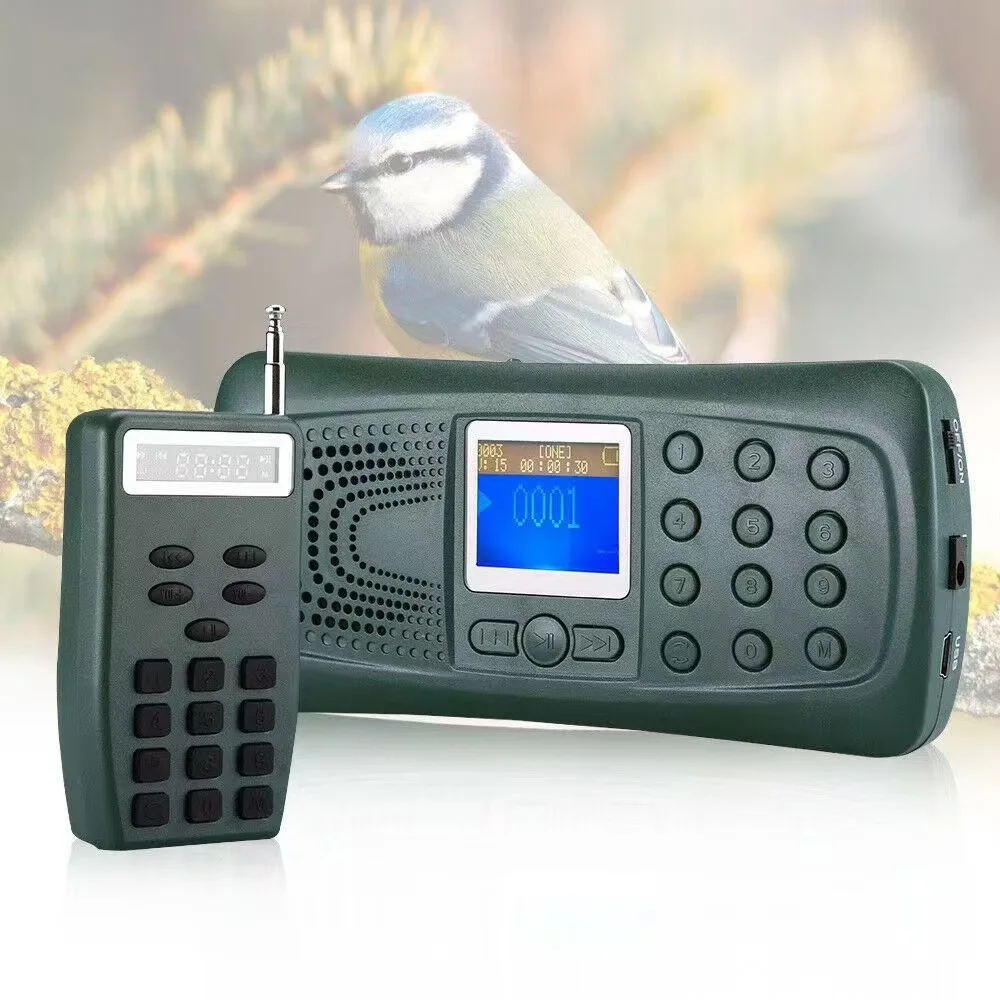 Electronic Bird-sound Device with Timer Wireless 100M Remote Control, Digital Mp3 Player with LED Lihgt 10W 120dB Speaker
Electronic Bird-sound Device with Timer Wireless 100M Remote Control, Digital Mp3 Player with LED Lihgt 10W 120dB Speaker