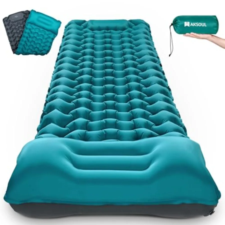 Camping Sleeping Pad with Pillow: Extra Thick 3.9 inch Ultralight Self Iating Air Mat, Compact Lightweight Insulated Iatable Sl
Camping Sleeping Pad with Pillow: Extra Thick 3.9 inch Ultralight Self Iating Air Mat, Compact Lightweight Insulated Iatable Sl