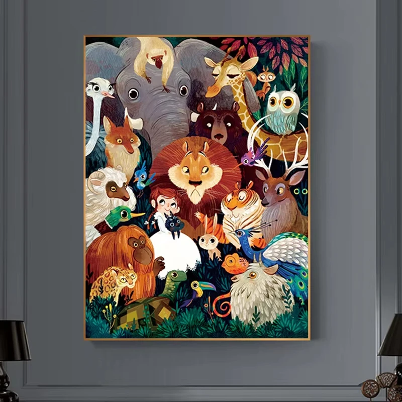 500/1000/1200/2000 PCS Jigsaw Puzzles World of Animal Family Activity Games for Gameroom Bedroom Home Decor Gift Frameless
500/1000/1200/2000 PCS Jigsaw Puzzles World of Animal Family Activity Games for Gameroom Bedroom Home Decor Gift Frameless